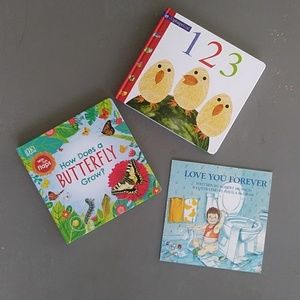 123 Alphaprints, How Does a Butterfly Grow & I Love You Forever Baby Boo…